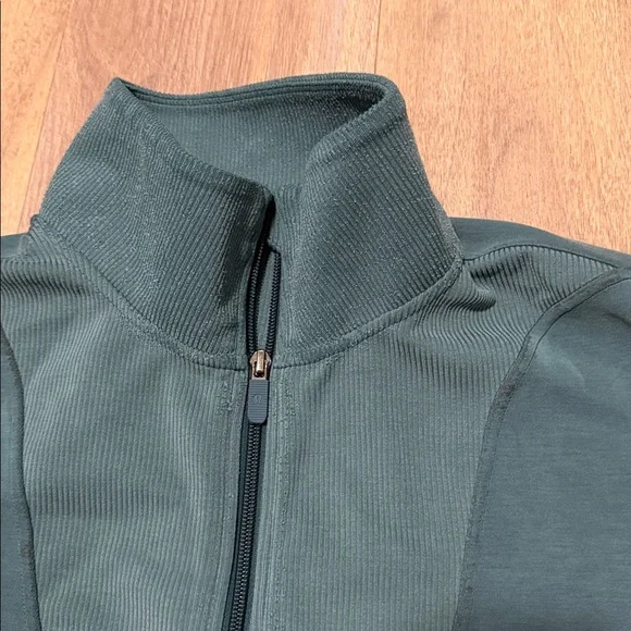 Lululemon Brushed Softstreme Ribbed Half Zip - Picture 5 of 9